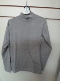 blusa fem. gola alta c/bolso